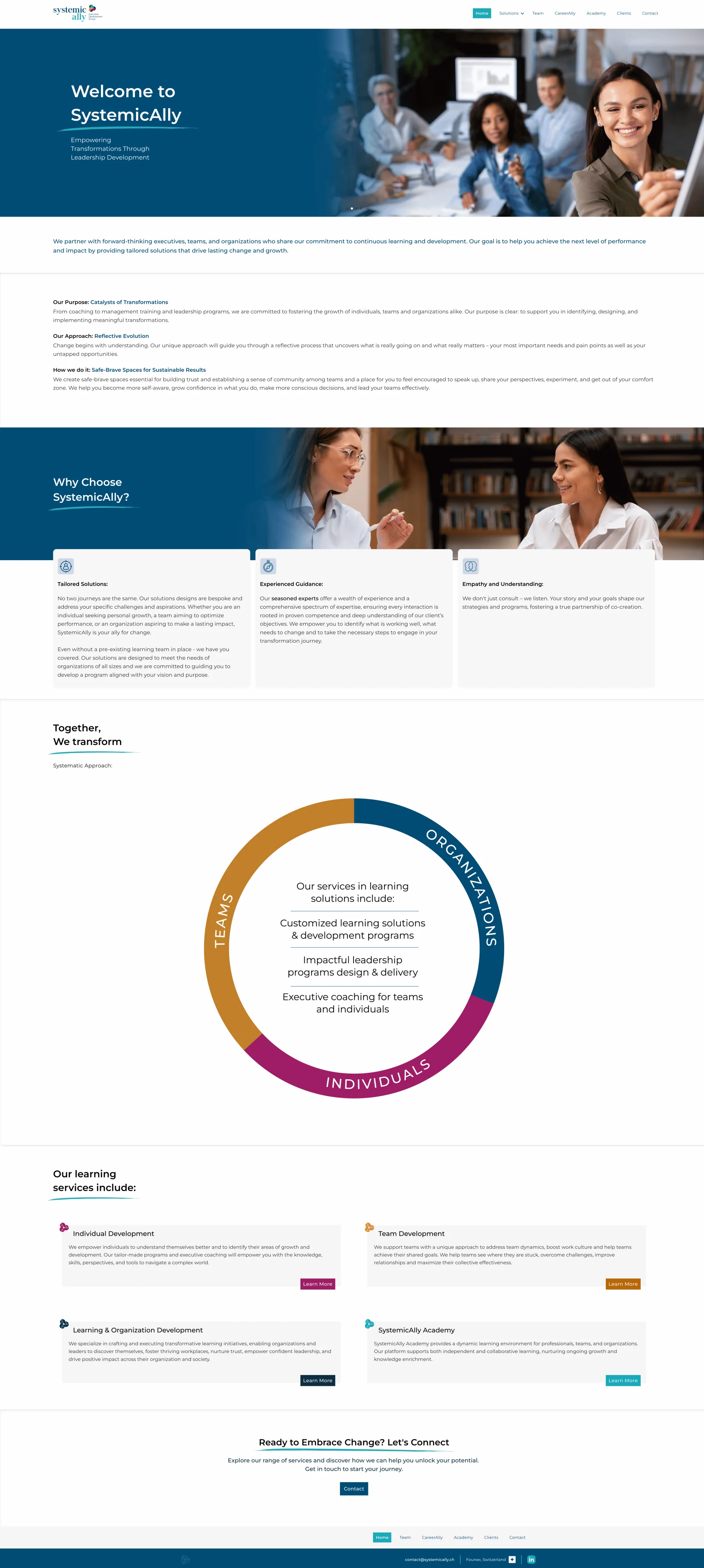 SystemicAlly website preview